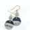 Thumbnail: Upcycled Vinyl Record Earrings Adventurine