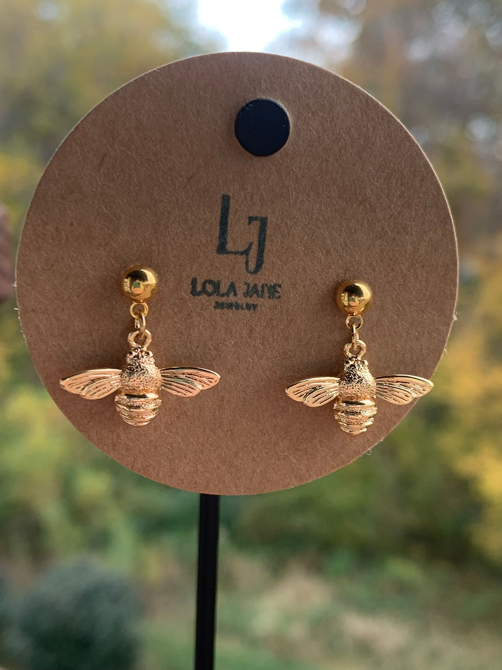 Bee Earrings (in gold or silver)