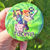 Minecraft theme age birthday badge, holographic video
