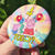 Peppa Pig age birthday badge, holographic, video