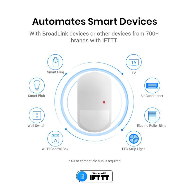 Thumbnail: Broadlink Smart Motion Sensor PIR3-FC