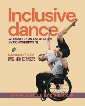 Inclusive dance workshops in Amsterdam 7-11-2026
