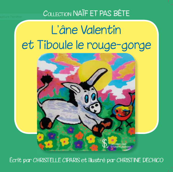 L'âne Valentin et Tiboule le rouge-gorge