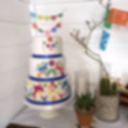 Mexican themed Wedding Cake