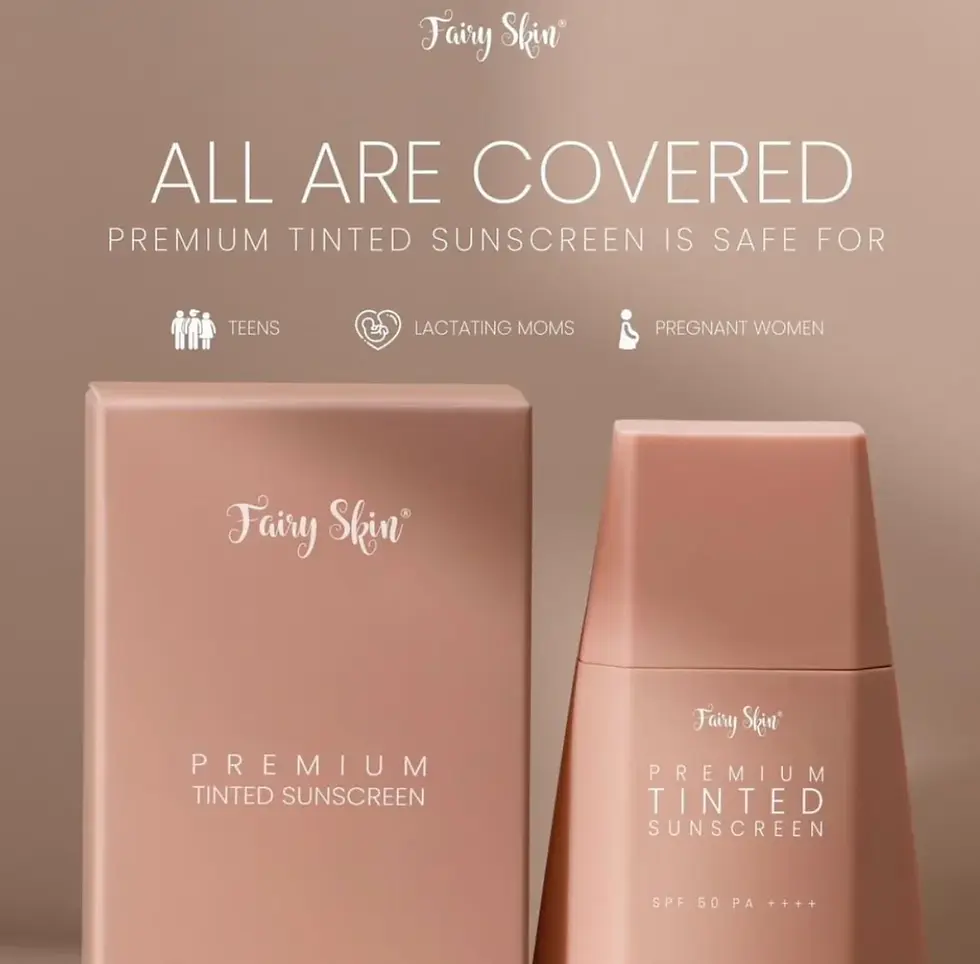 Fairy Skin Premium Tinted Sunscreen SPF50