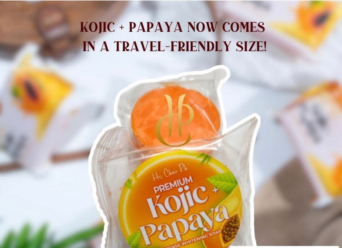 Her Choice Kojic Papaya Travel Soap 