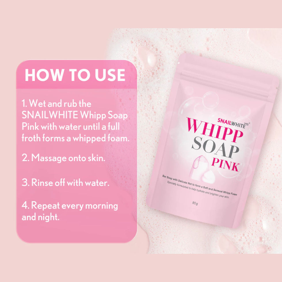 Thumbnail: SNAILWHITE WHIPP SOAP PINK - 80G