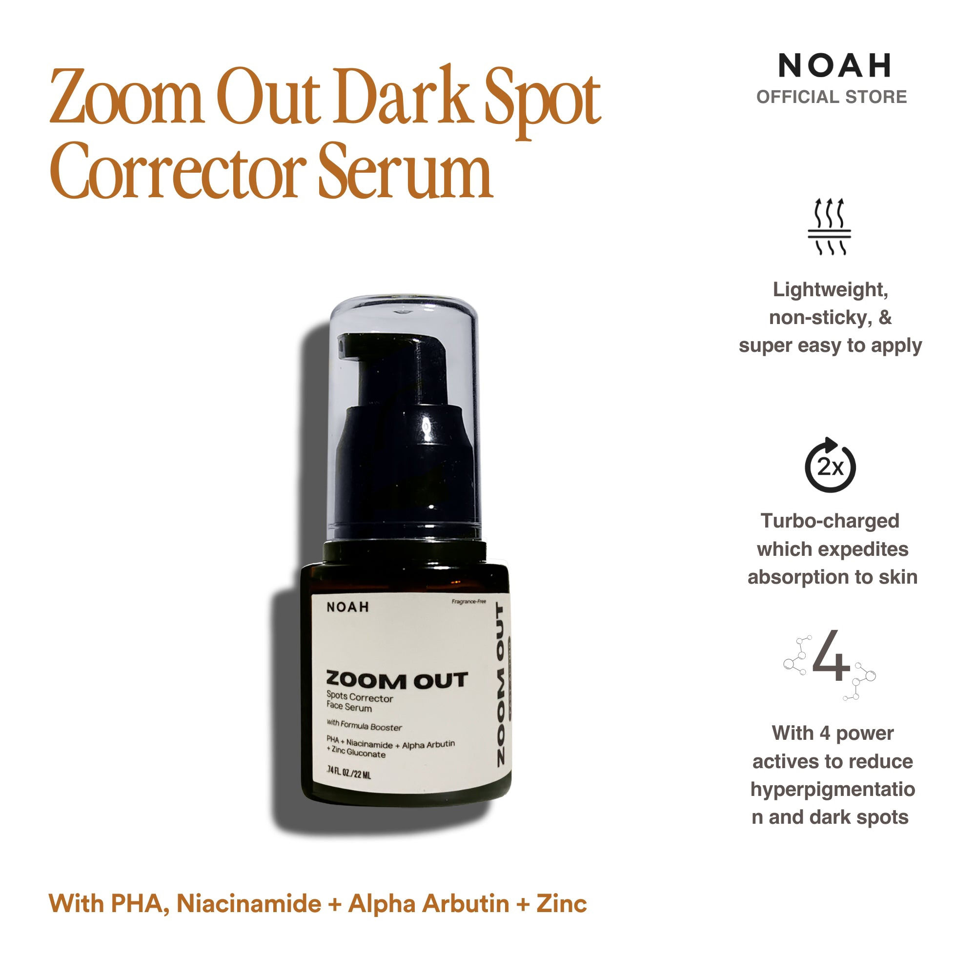 Noah Zoom Out Spots Corrector Face Serum 22ml