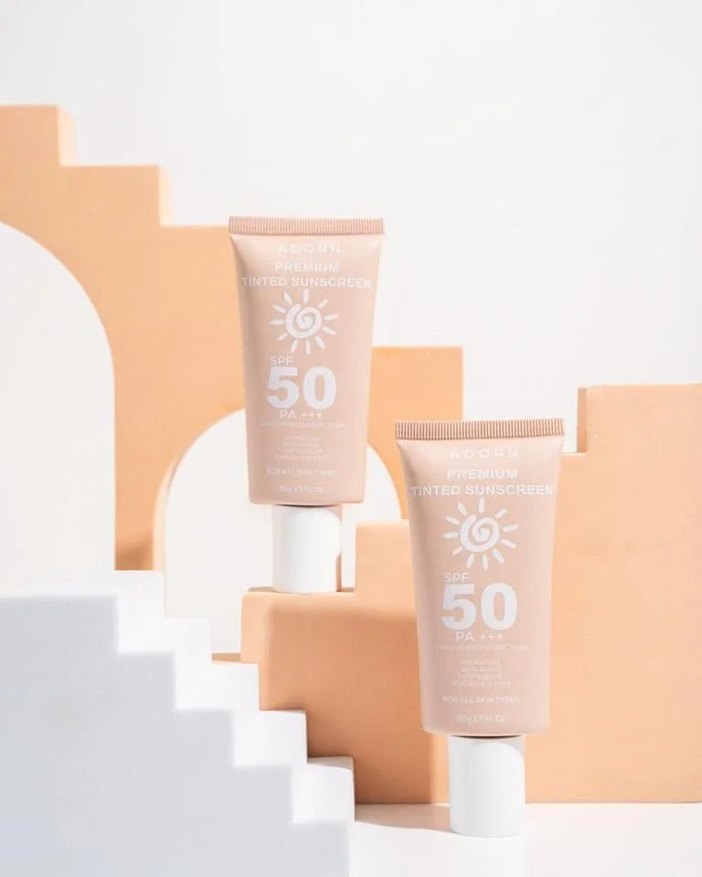 Thumbnail: Adorn Premium Tinted Sunscreen SPF 50 PA +++ 50g