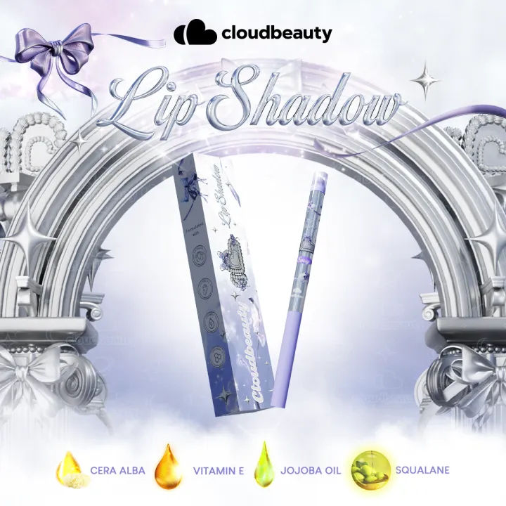 Thumbnail: CLOUDBEAUTY Lip Shadow creamy lip liner Dual Ended lipstick lip smudger lip penc