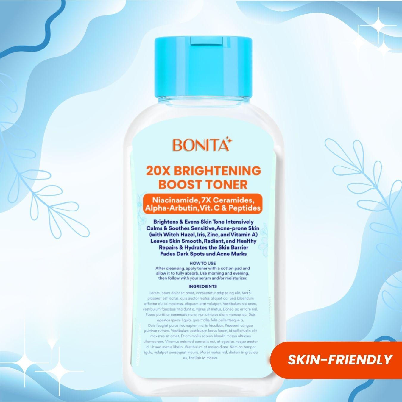 Bonita 20X Brightening Boost Toner - 125ml