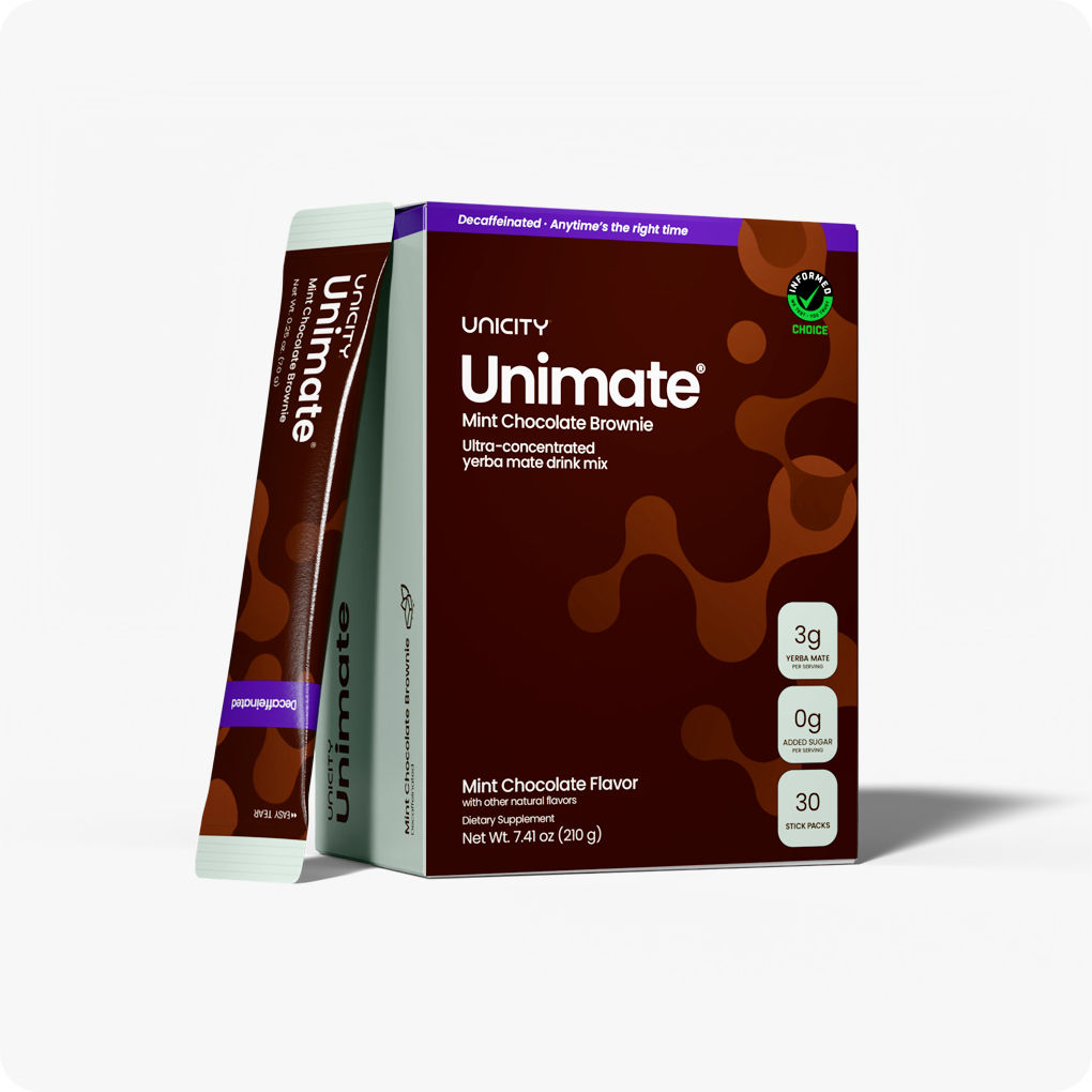 Unicity Unimate Decaf Mint Chocolate Brownie