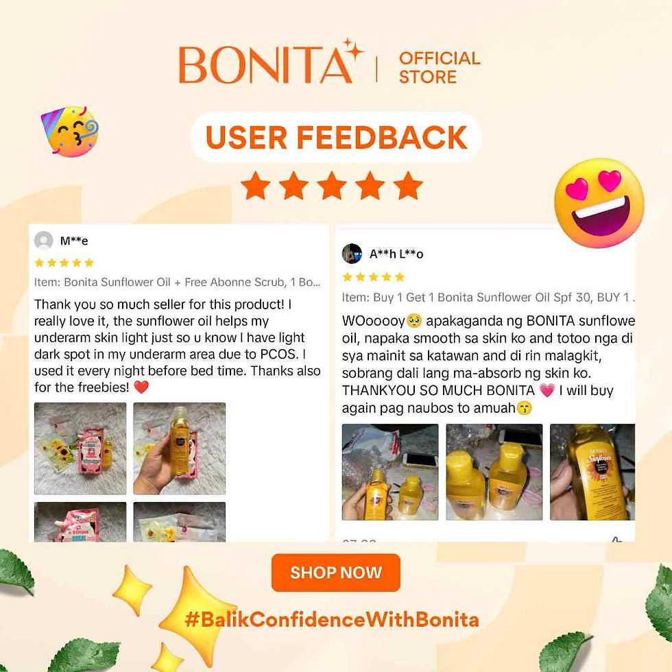 Thumbnail: BONITA Sunflower Collagen Firming SPF-30 Body Oil