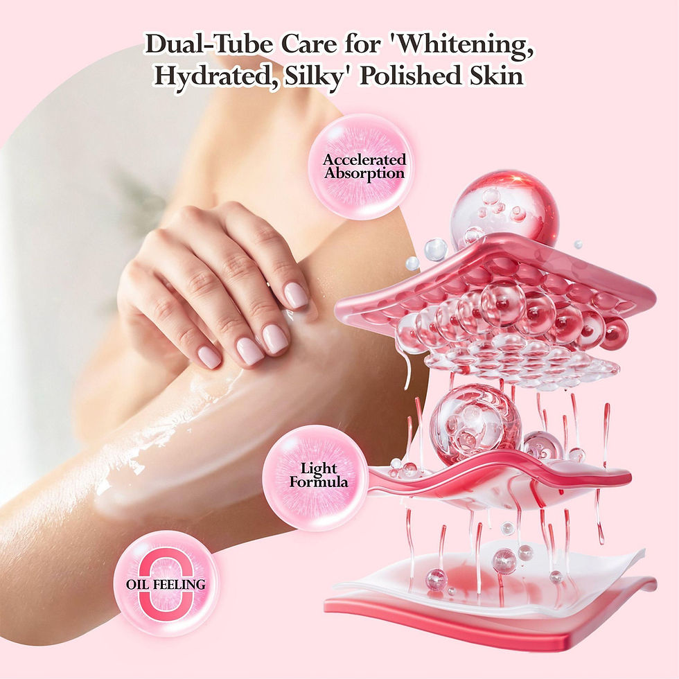 Thumbnail: Kavouge Double-tube Whitening Body Serum & Lotion 200g