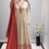 Thumbnail: Aysha elegant ivory anarkali suit set