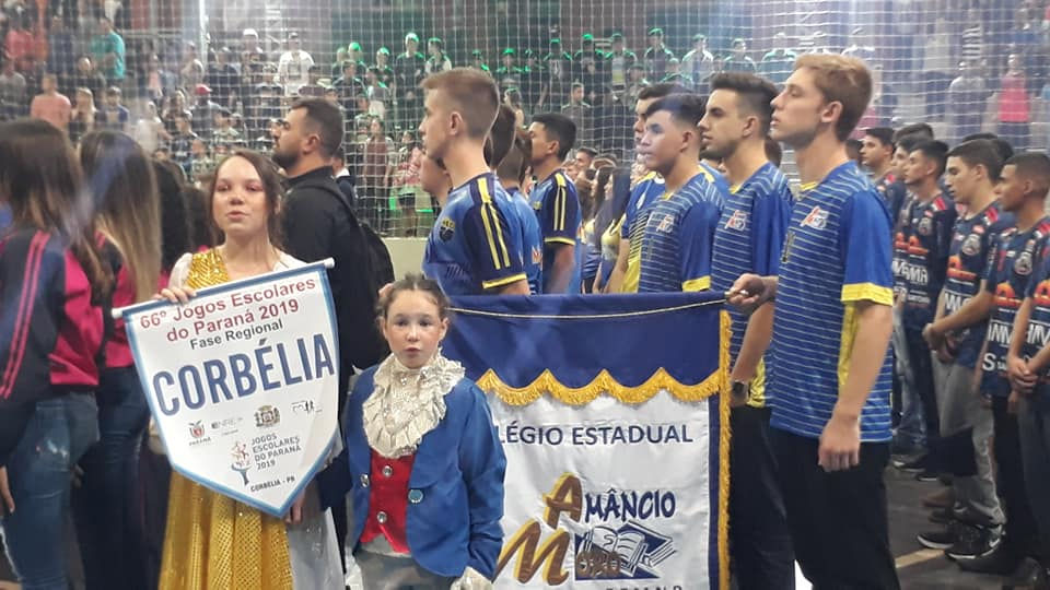 Abertura dos jogos escolares do PR - Fase Regional de Corbélia