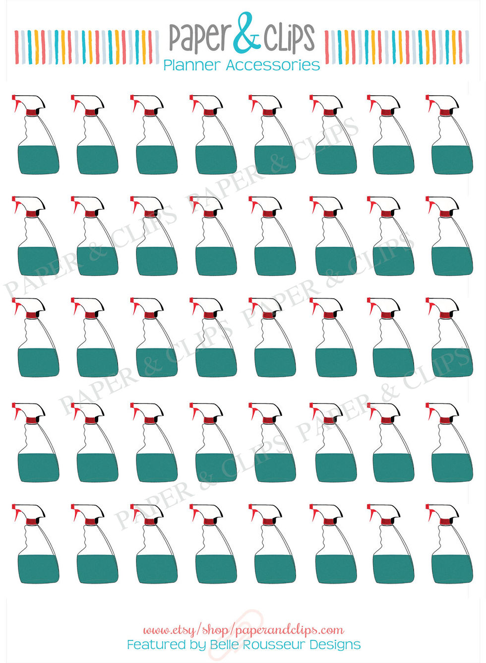 Thumbnail: Windex - Chores Reminder or Planner Stickers