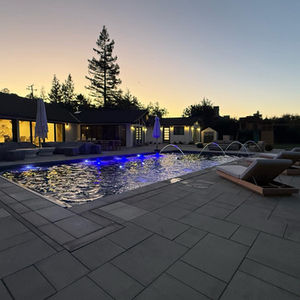 San Jose: Custom Pool Design with Waterfalls