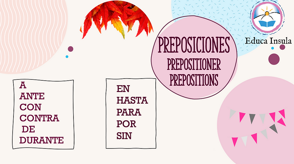 PREPOSICIONES I