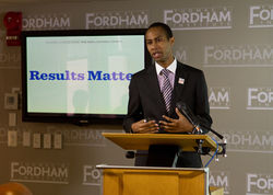 At ed reform presentation at Fordham