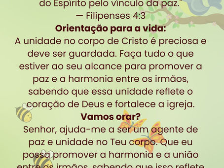 Devocional diário - 24 de setembro de 2024