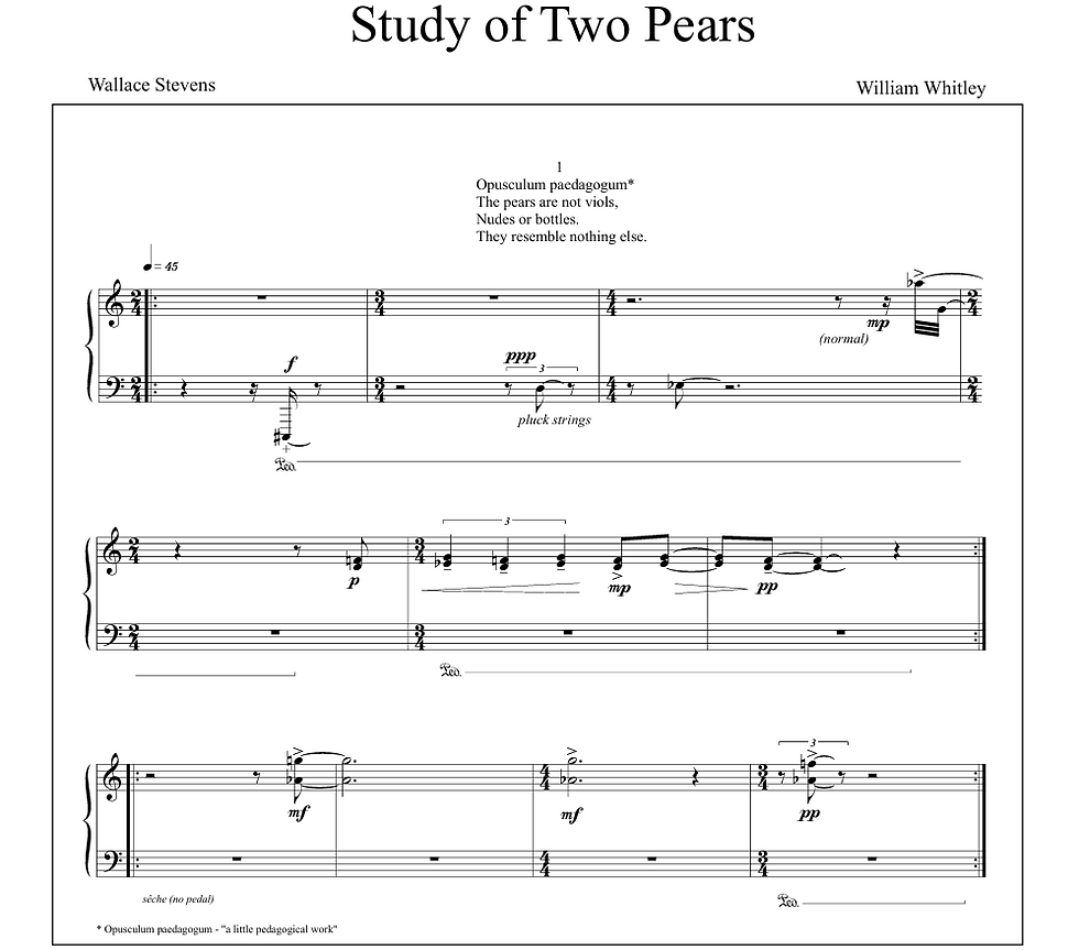 Thumbnail: A Study of Two Pears (2003) for two or more pianos
