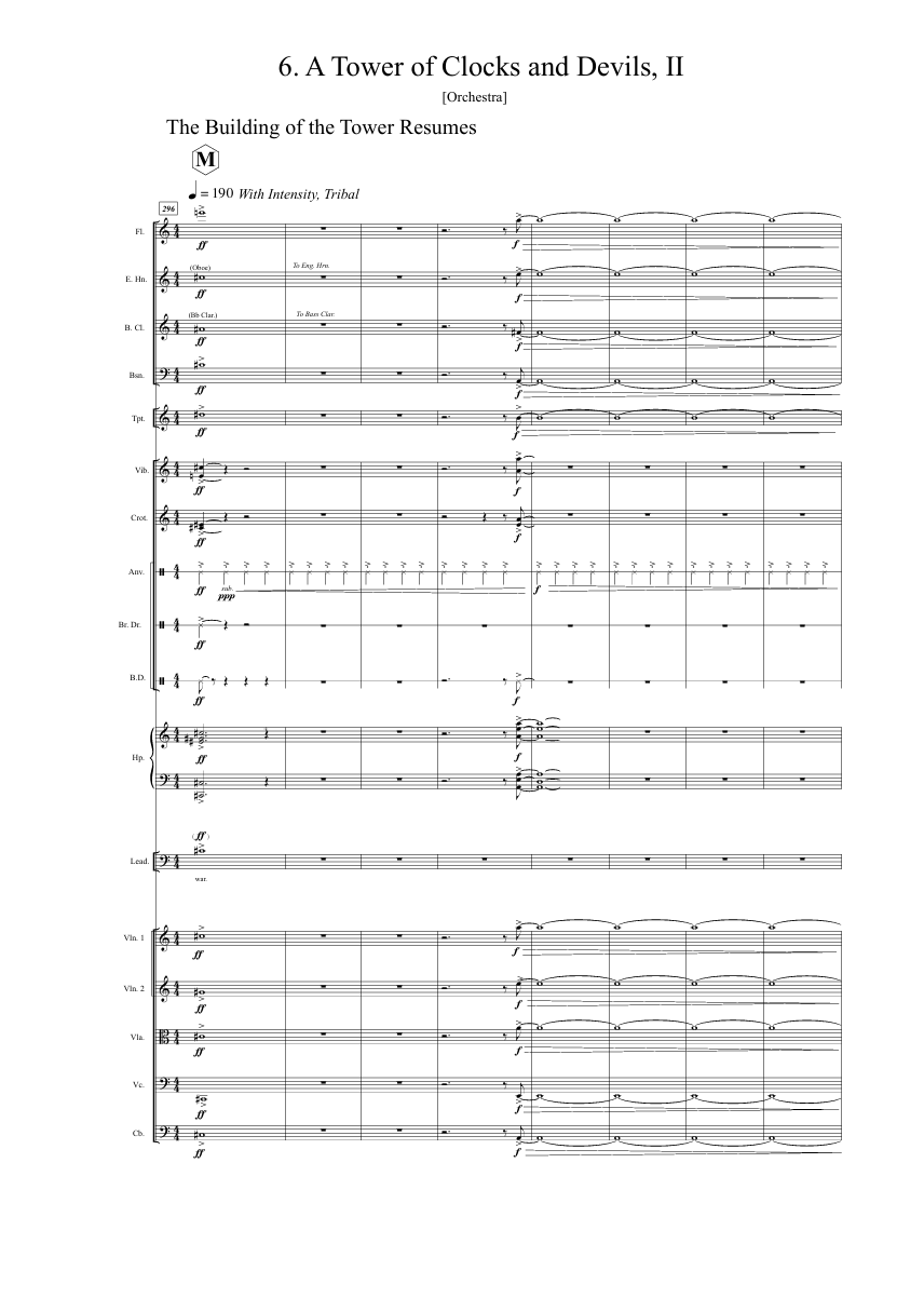 Thumbnail: The Tower of Babel, an Oratorio (2007) for vocal soloists, chorus and orchestra
