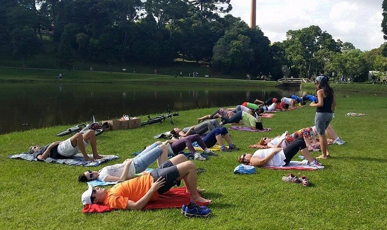 I PILATES NO PARQUE