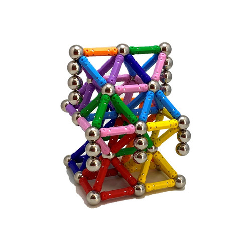 balls and Sticks and Balls Building culpture Educational