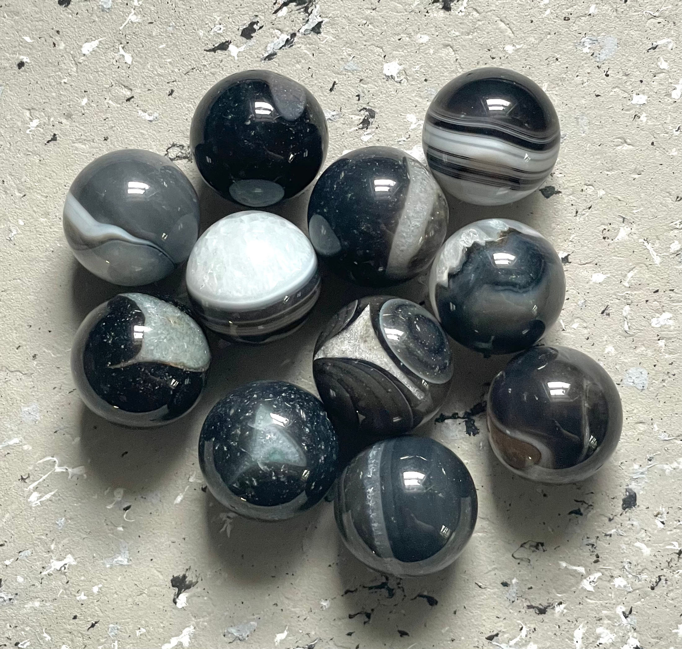 Black Agate Mini Sphere