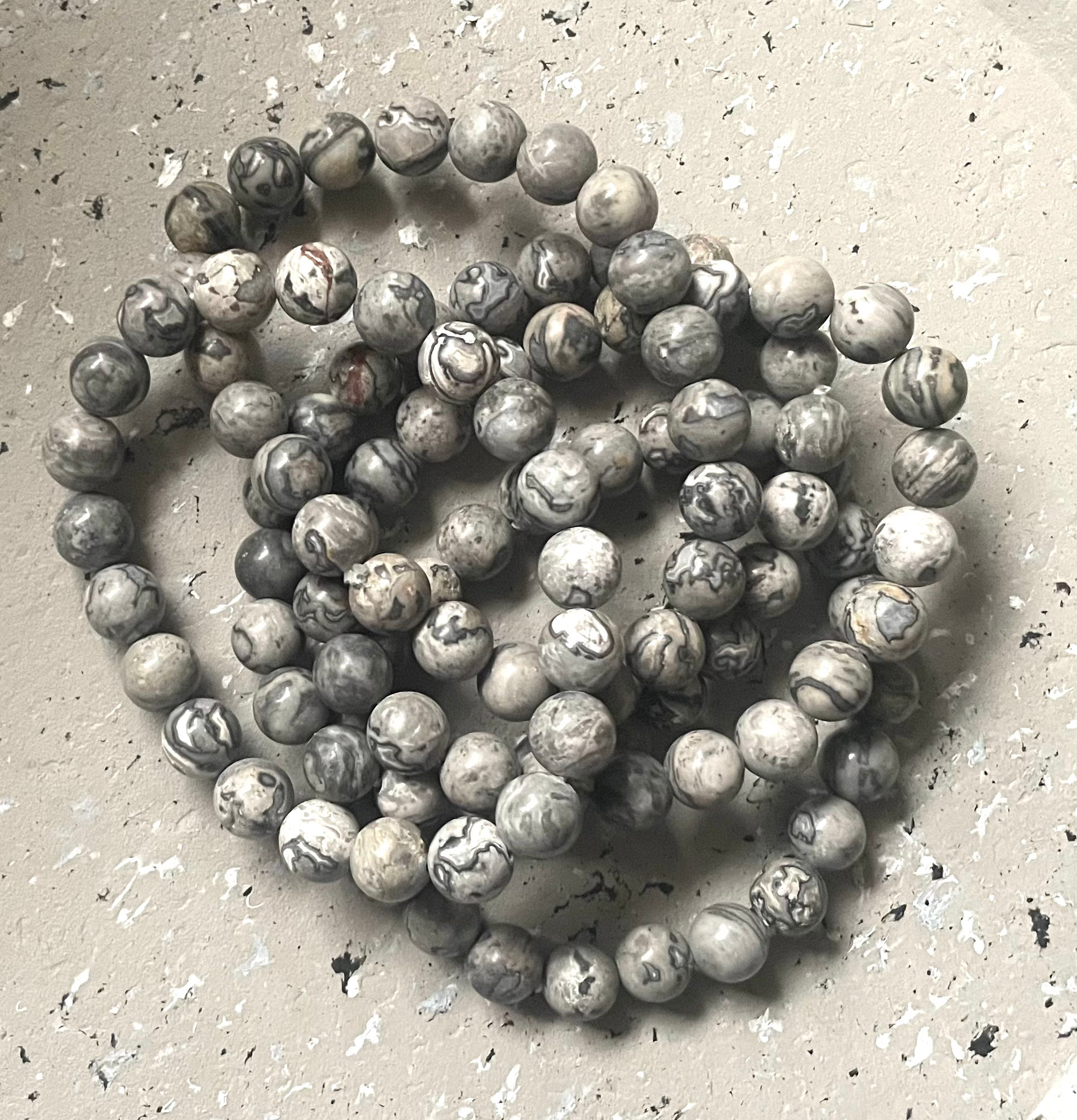 Picasso Jasper 8mm Bracelet