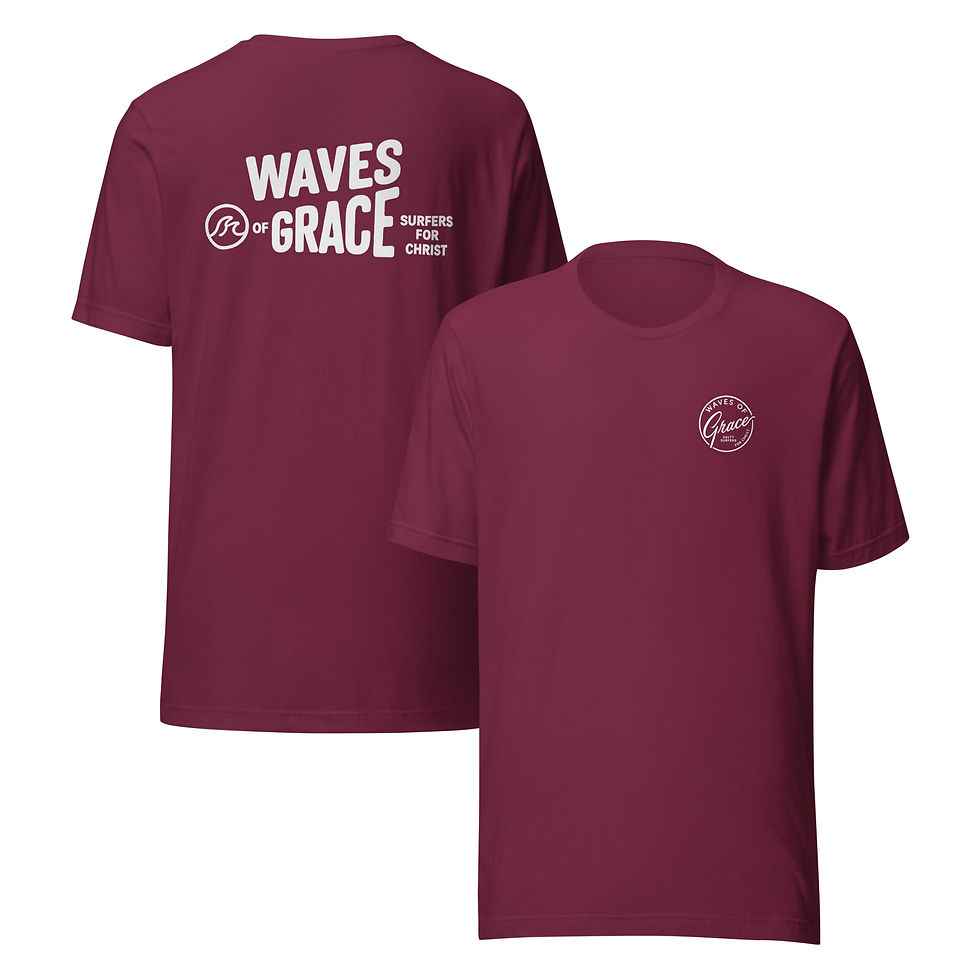 Thumbnail: Waves of Grace “Salty Surfers” Tee