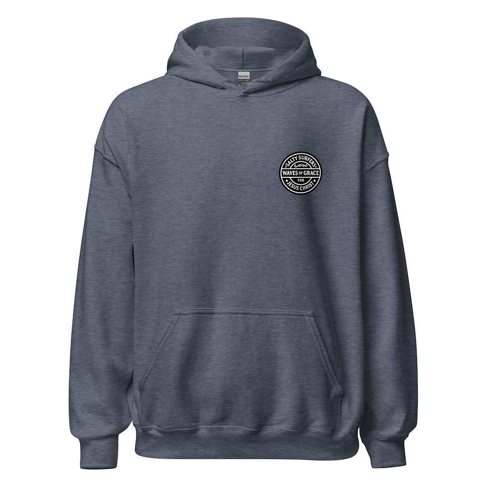 Thumbnail: Waves of Grace “Grace Wax” Unisex Hoodie