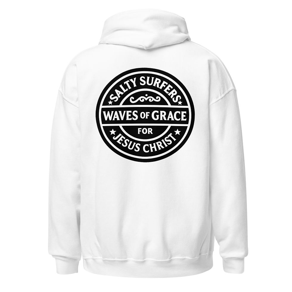 Thumbnail: Waves of Grace “Grace Wax” Unisex Hoodie