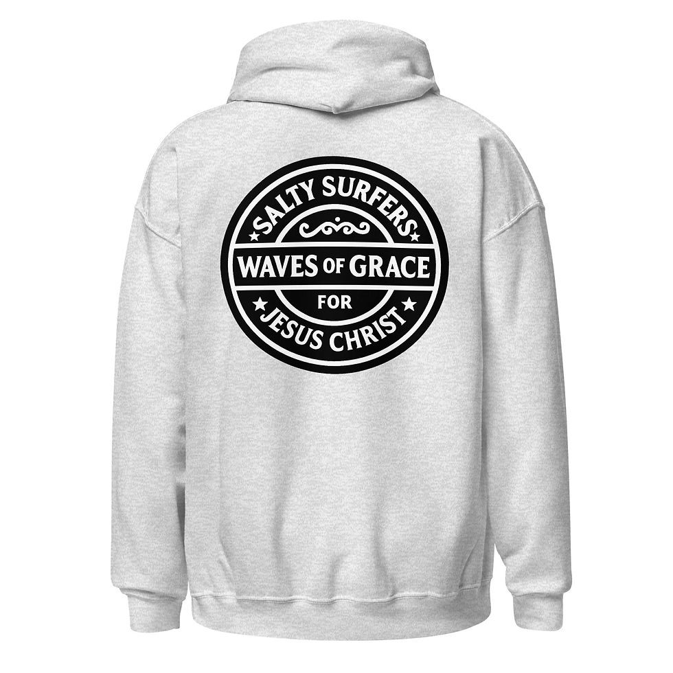 Thumbnail: Waves of Grace “Grace Wax” Unisex Hoodie