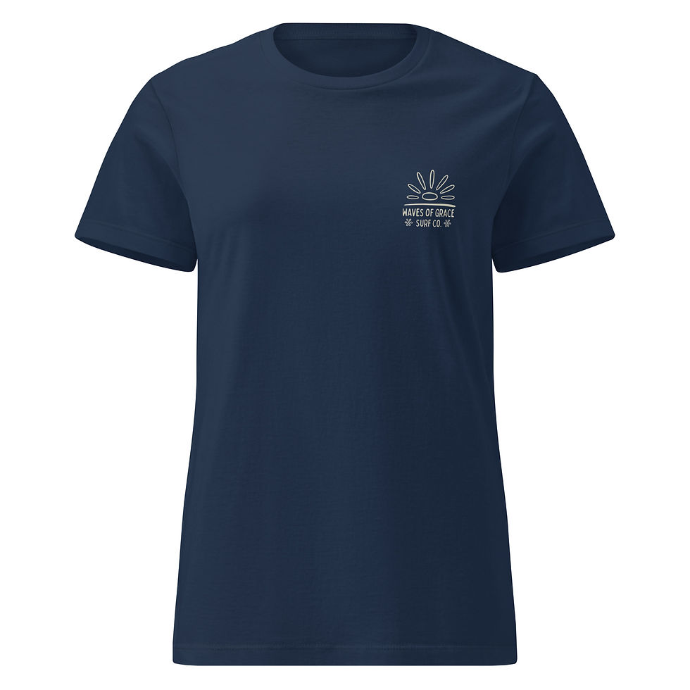 Thumbnail: Salty Surfers for Christ Women’s Softstyle Tee