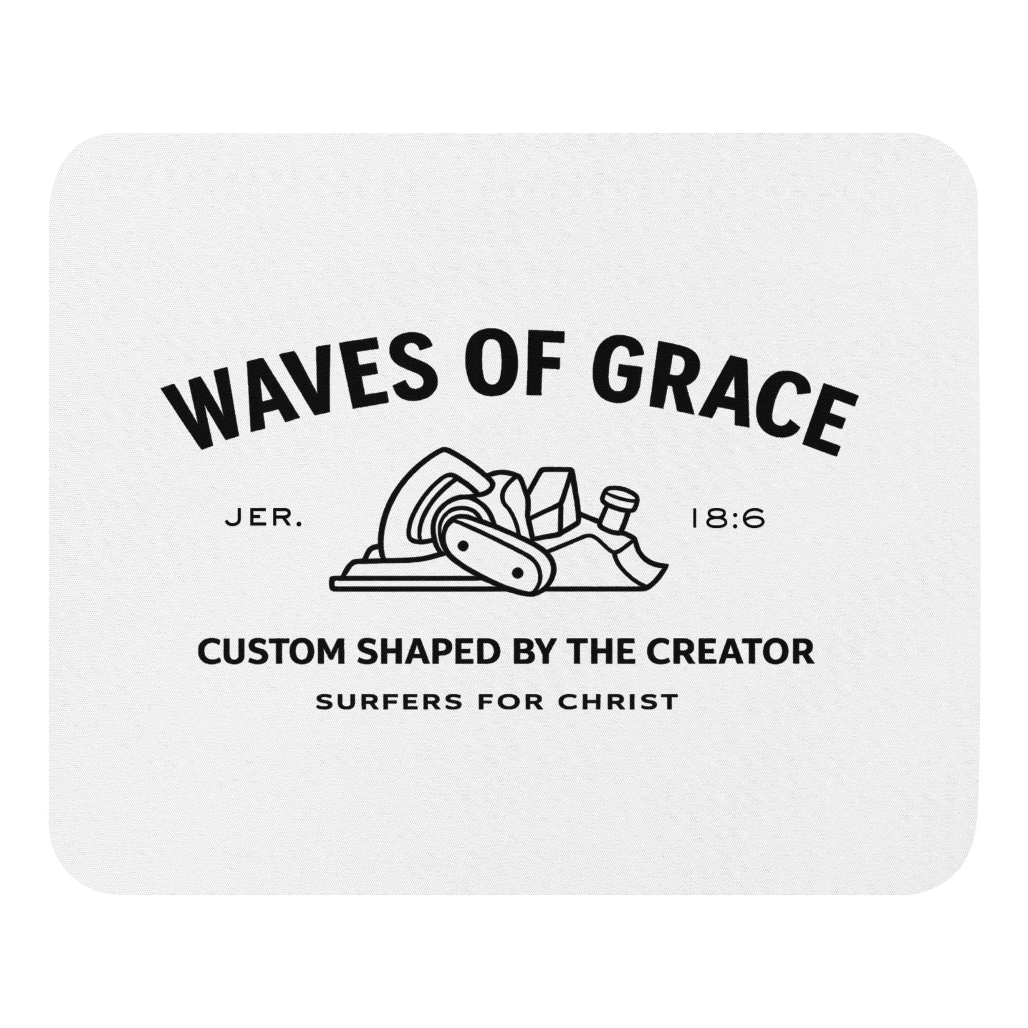 Custom Shaped – Waves of Grace Mouse Pad