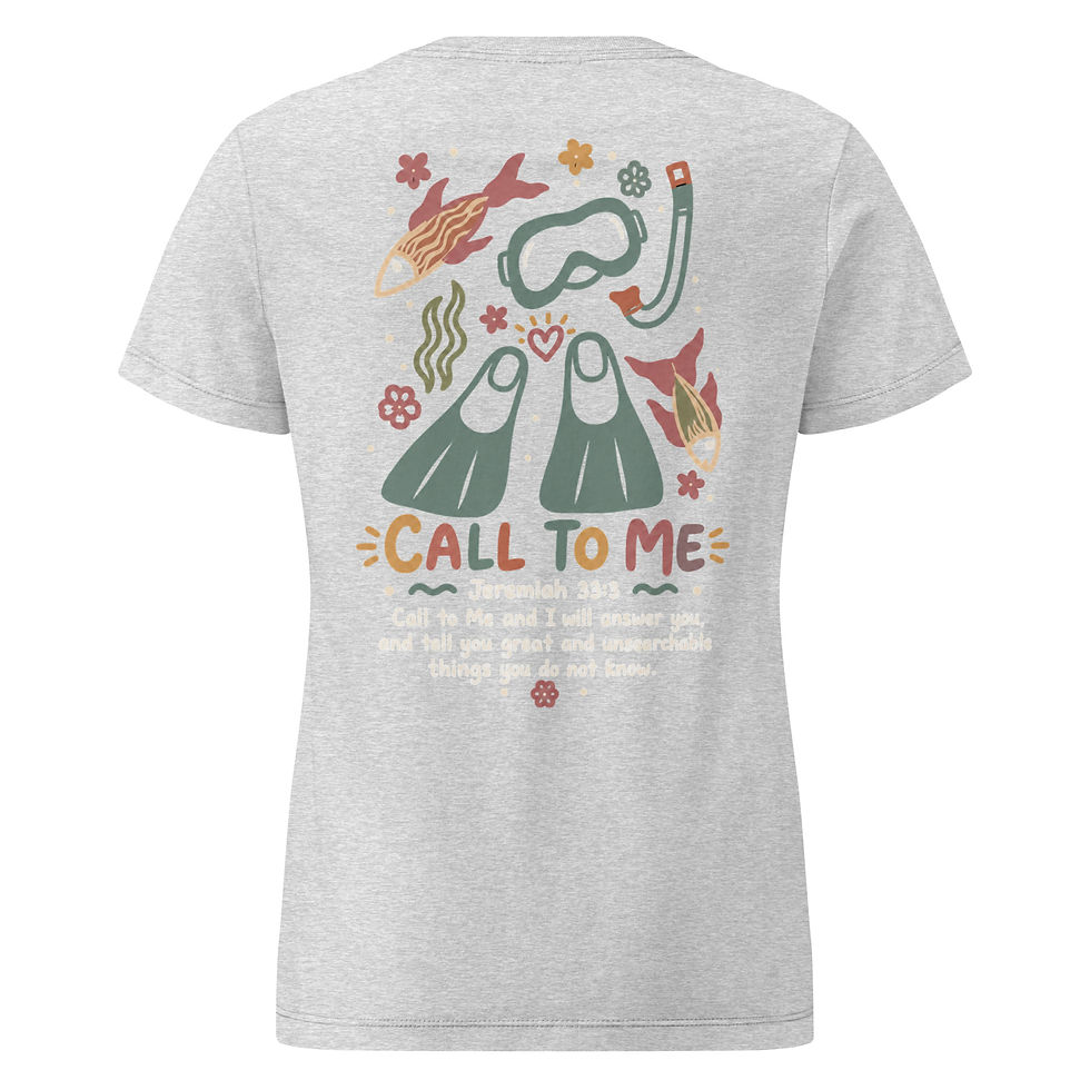 Thumbnail: Women's Snorkel Tee – Call to Me Jeremiah 33:3