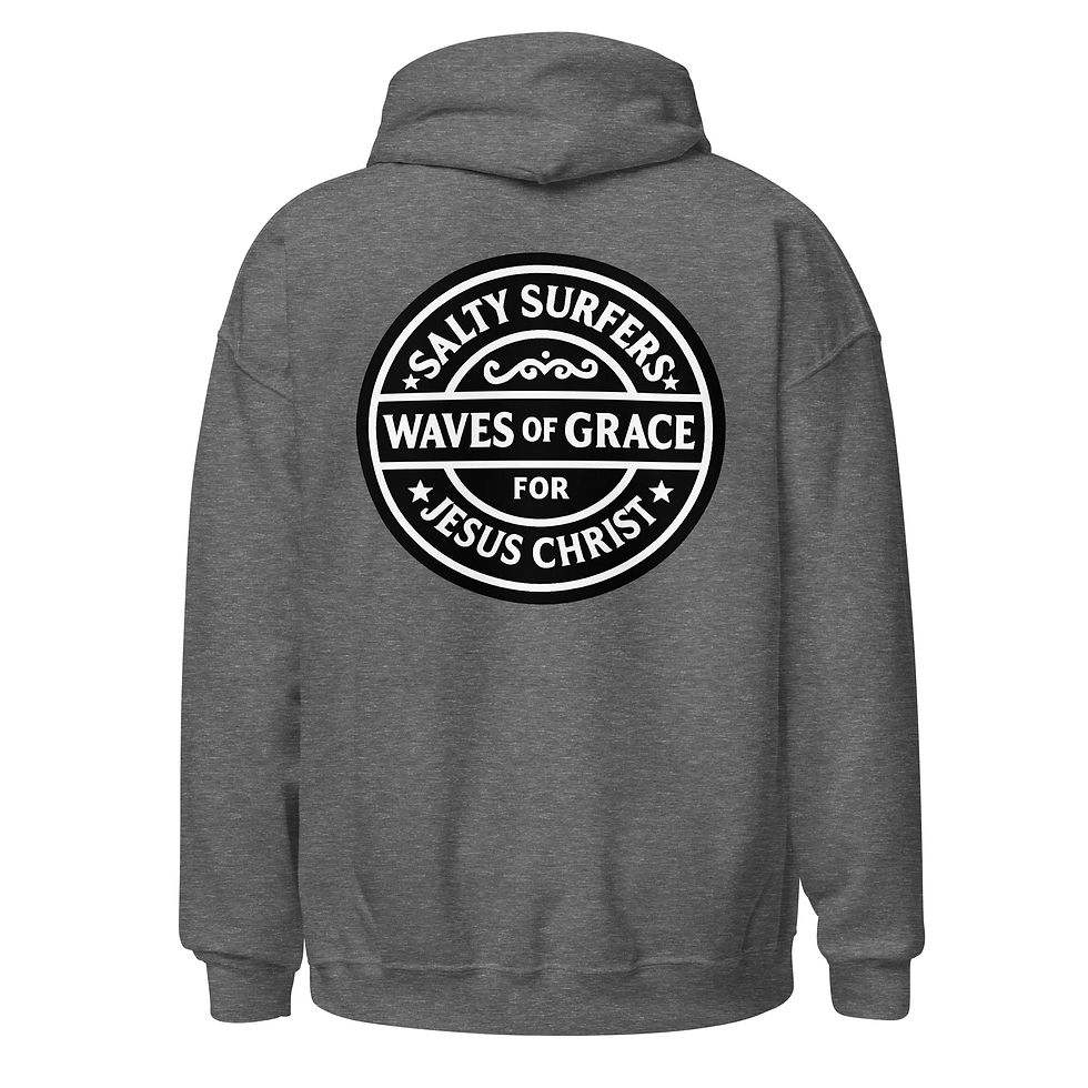 Thumbnail: Waves of Grace “Grace Wax” Unisex Hoodie