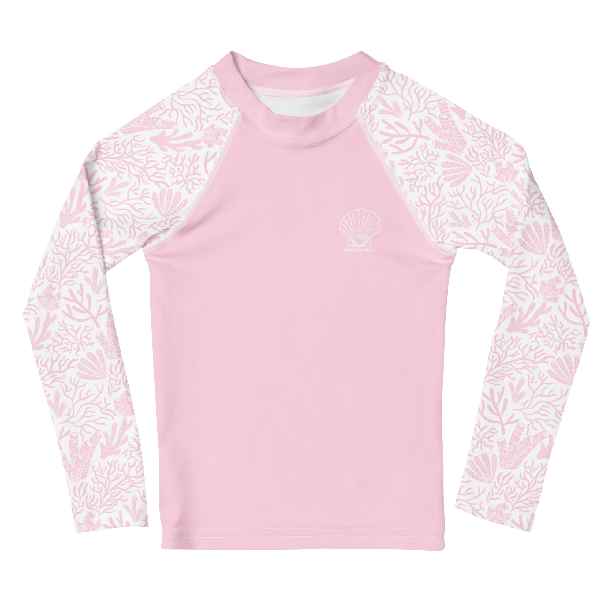 Keiki Pink Coral Rash Guard