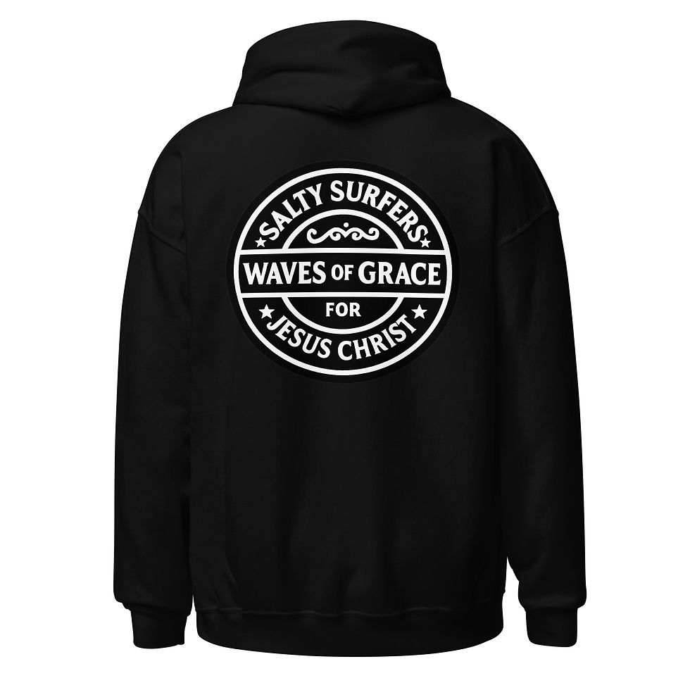 Thumbnail: Waves of Grace “Grace Wax” Unisex Hoodie