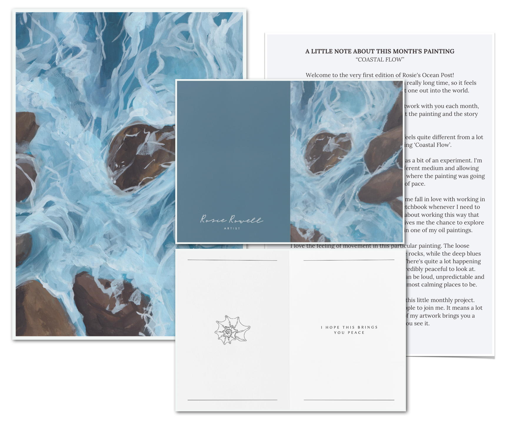 Rosie's Ocean Post - Monthly Print Club!