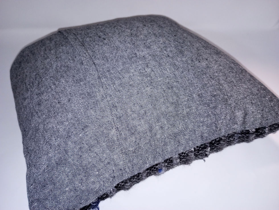 Thumbnail: Black Handwoven Pillow#1
