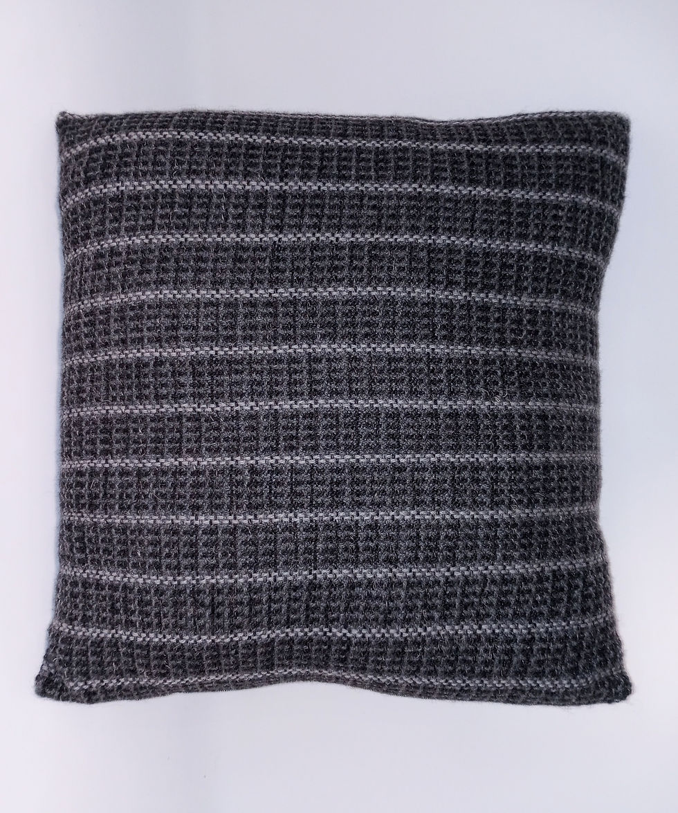 Thumbnail: Black Handwoven Pillow#2
