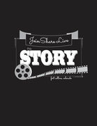 Story logo with film strip design