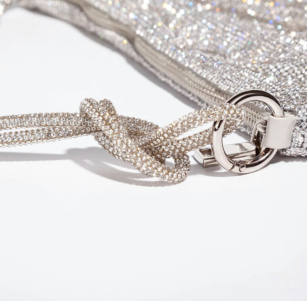 Thumbnail: Rhinestone clutch bag