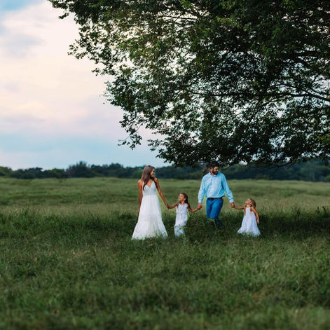 family photo at rustic barn wedding venue