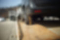 vehicle on flat bed truck