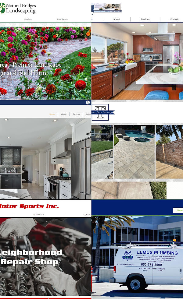 First Day Social website collage