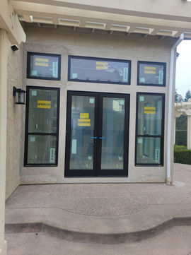Windows and patio door